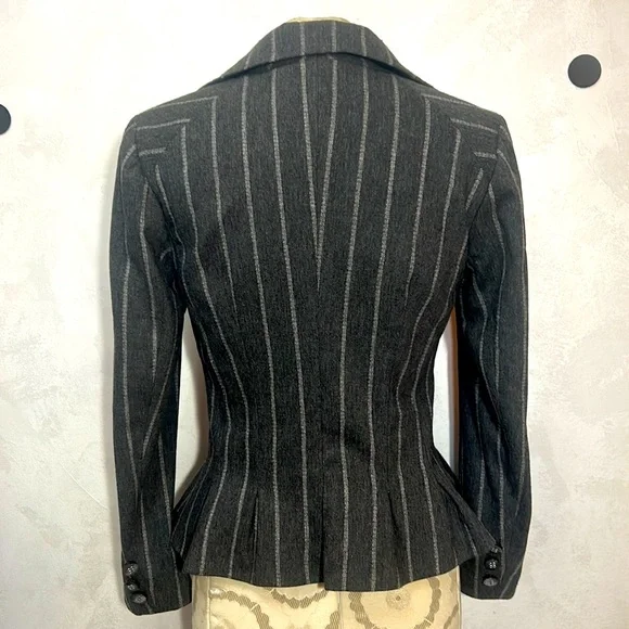 Wool blend Bill Blass jacket, Sz 6 - Picture 5 of 7